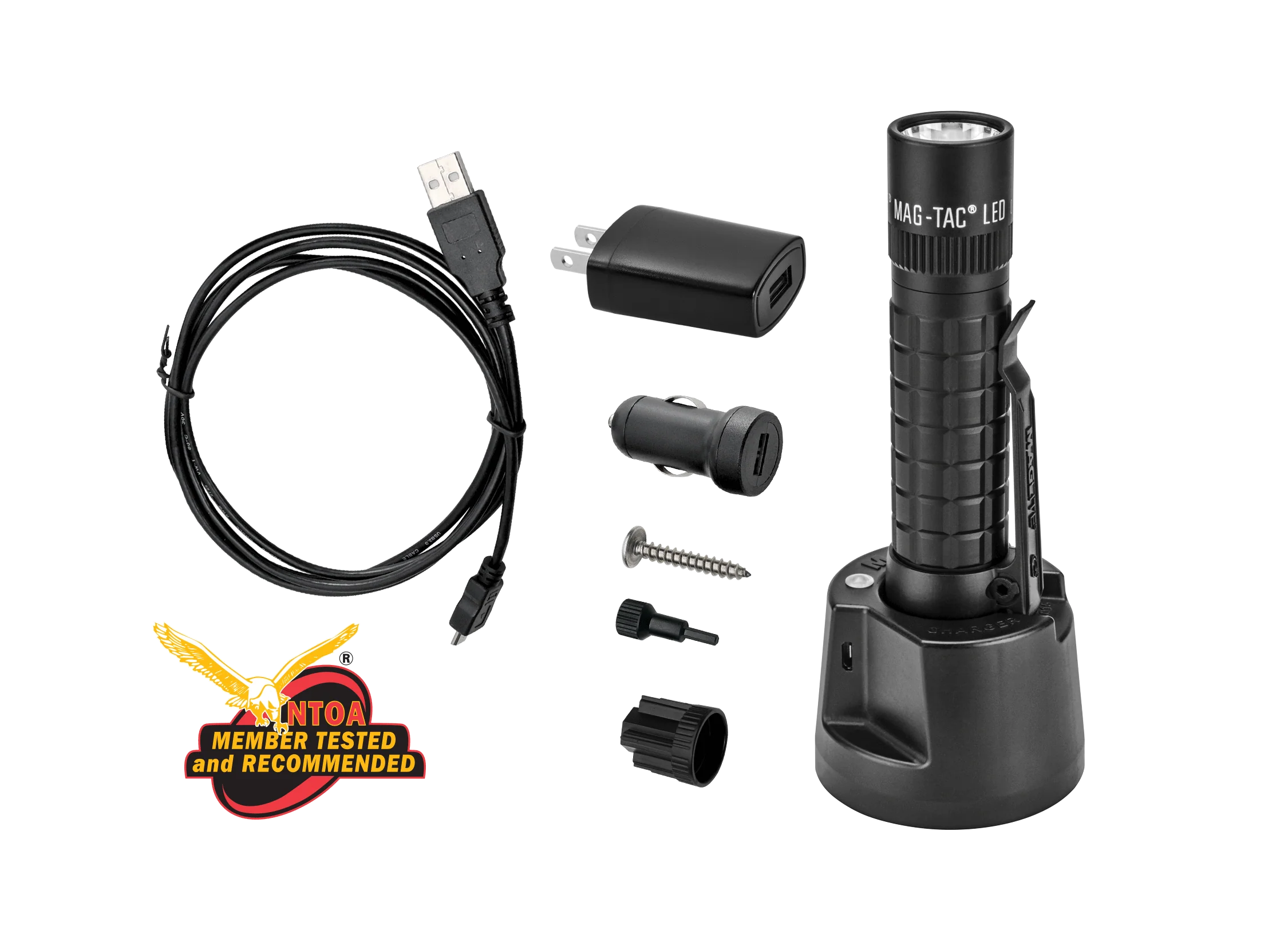 B2B - MAG-TAC LED Rechargeable Flashlight System Plain Bezel - Image 3