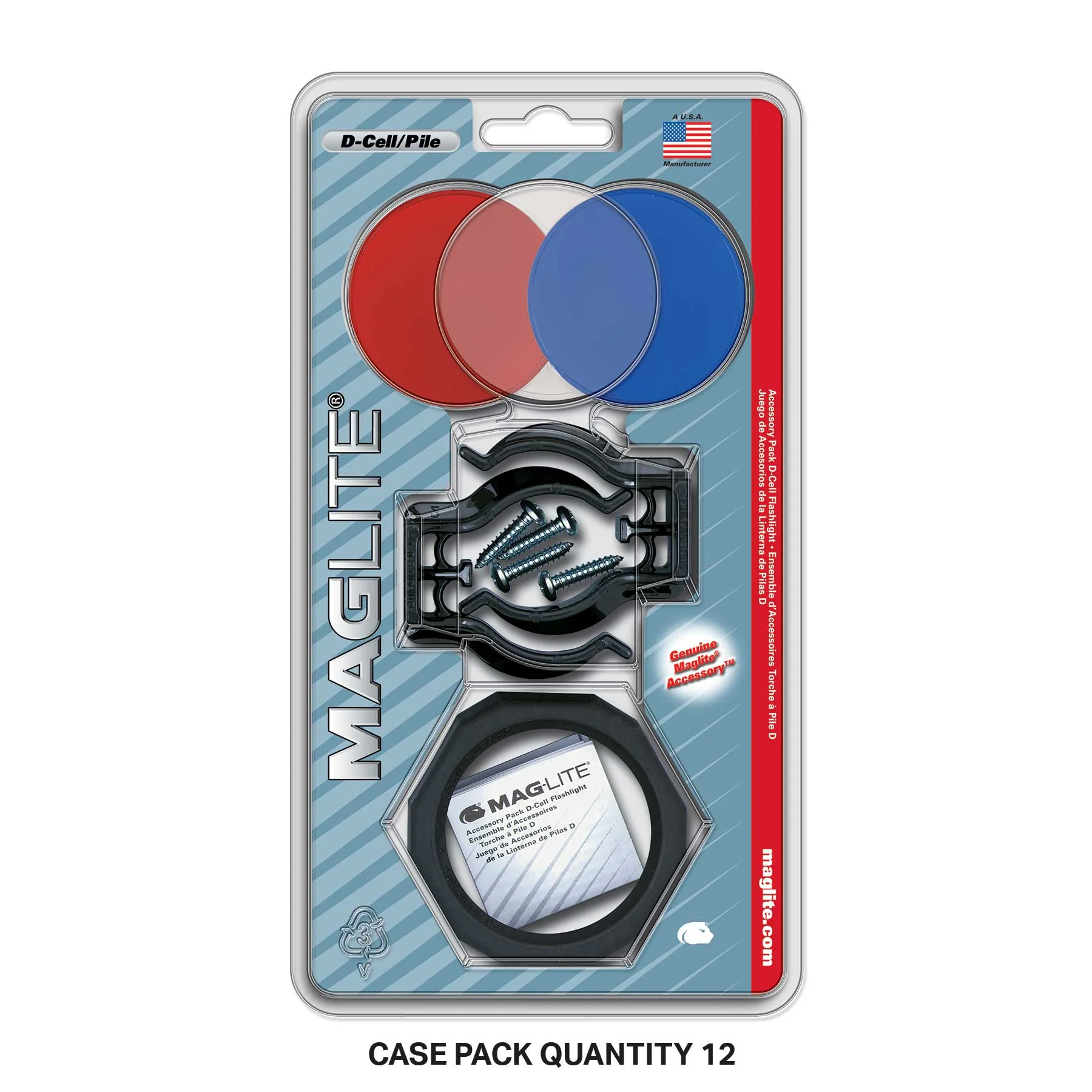 B2B - Maglite D-Cell Flashlights Accessory Pack
