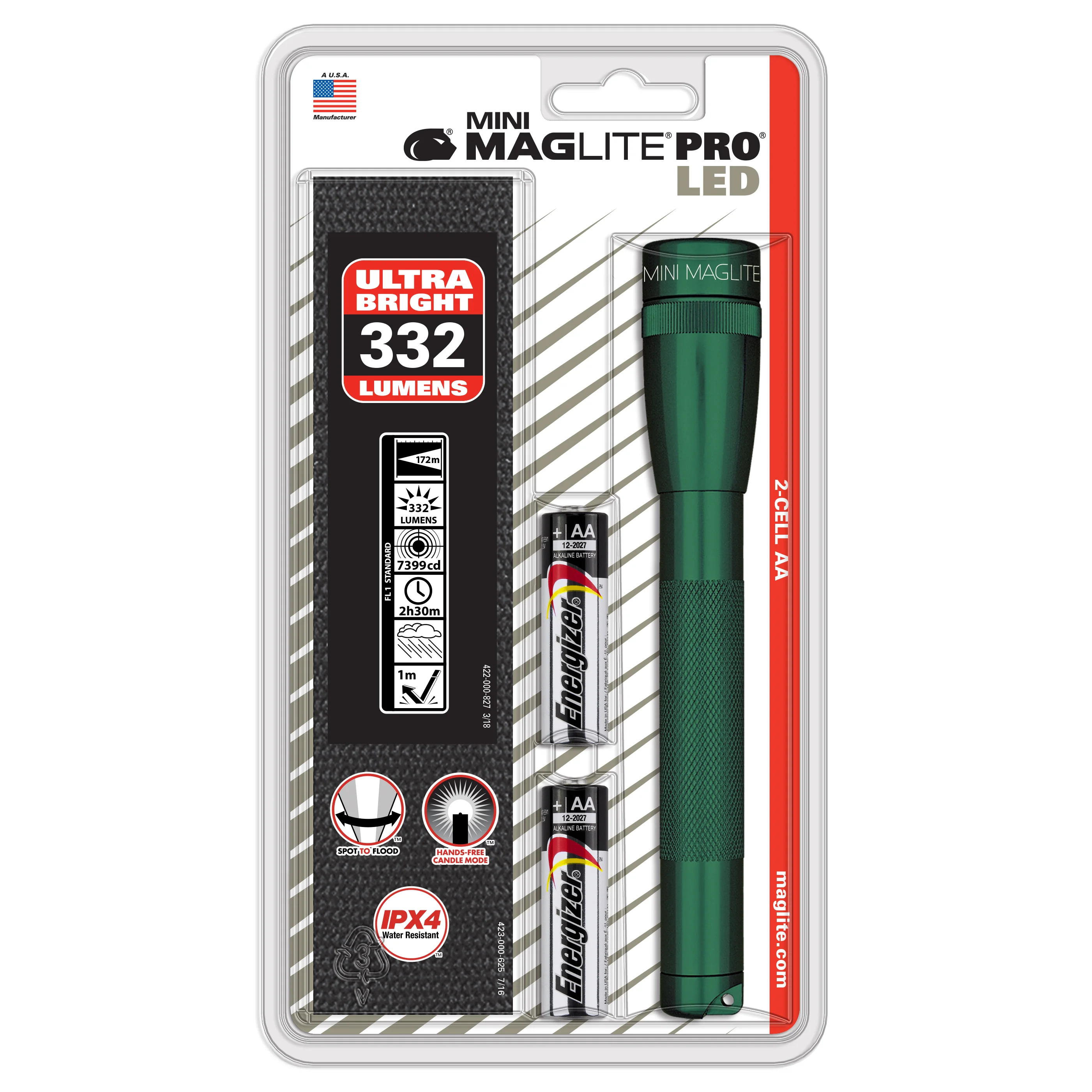 B2B- Mini Maglite Pro LED 2 AA Holster Pack - Image 8