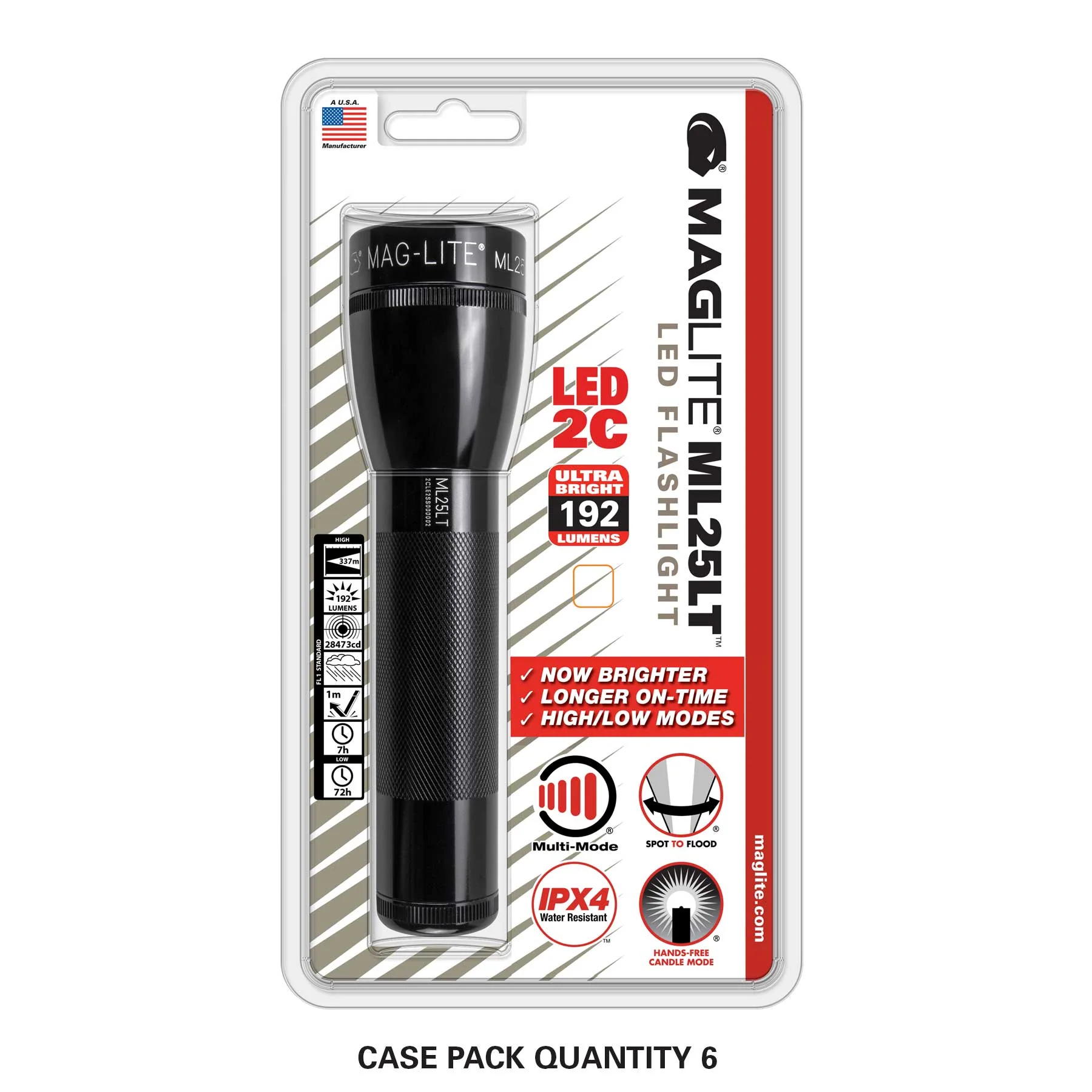 B2B- ML25LT LED 2-Cell C Flashlight