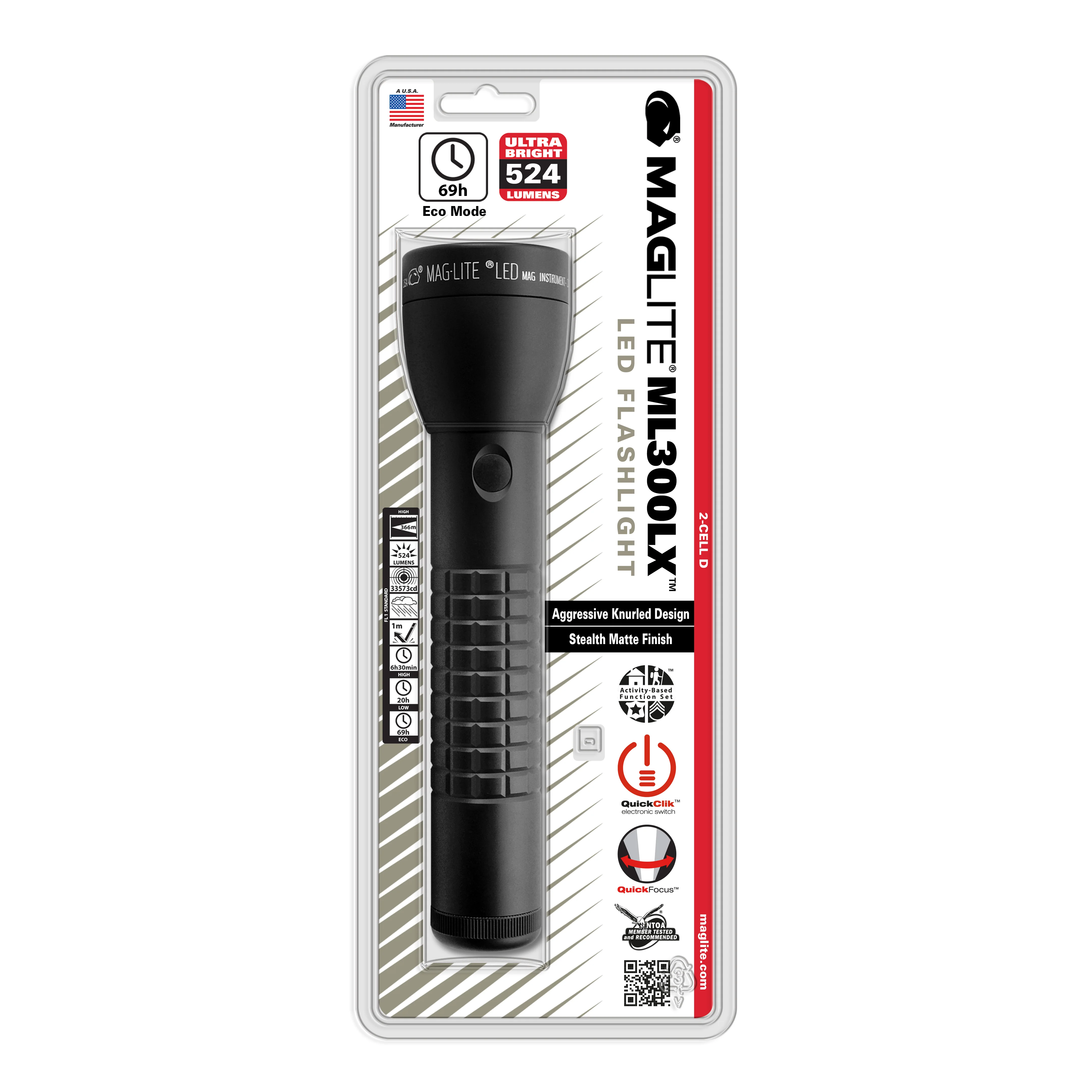 B2B- ML300LX 2D LED Flashlight- Blister Pack - Image 5