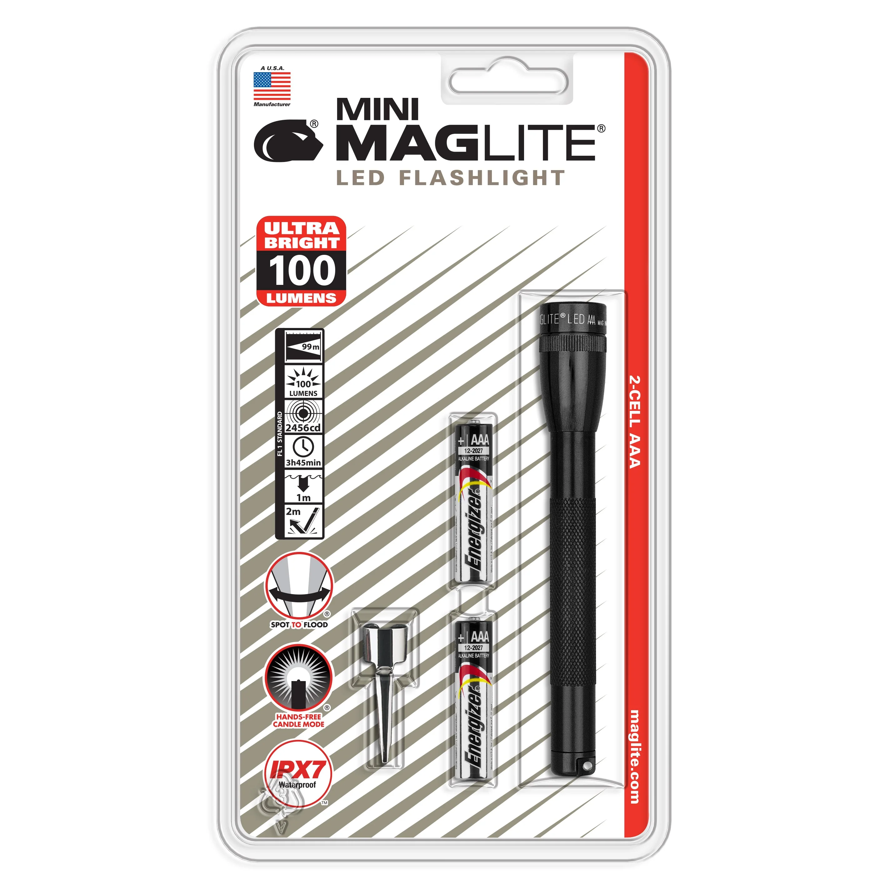 B2B - Mini Maglite LED 2AAA Flashlight