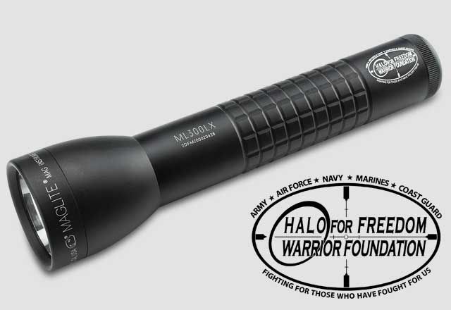 Maglite ML300LX 2-Cell D LED Flashlight - Halo - Blister Pack
