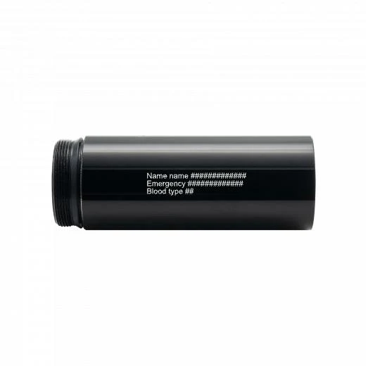 Maglite ML300L - Barrel Storage - Black - Custom Engraving