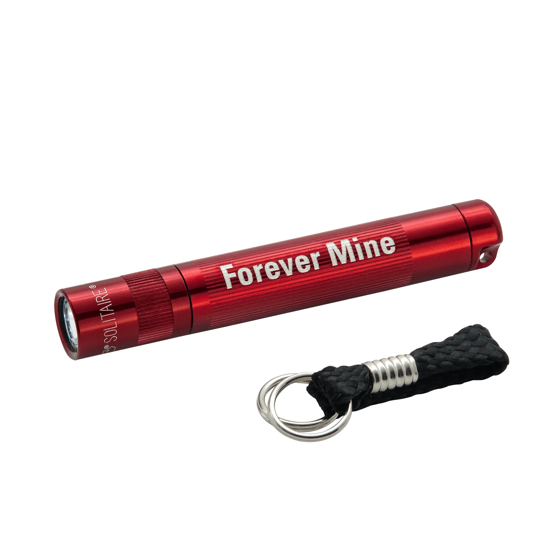 Maglite Solitaire LED - Forever Mine - Key Chain Flashlight Red