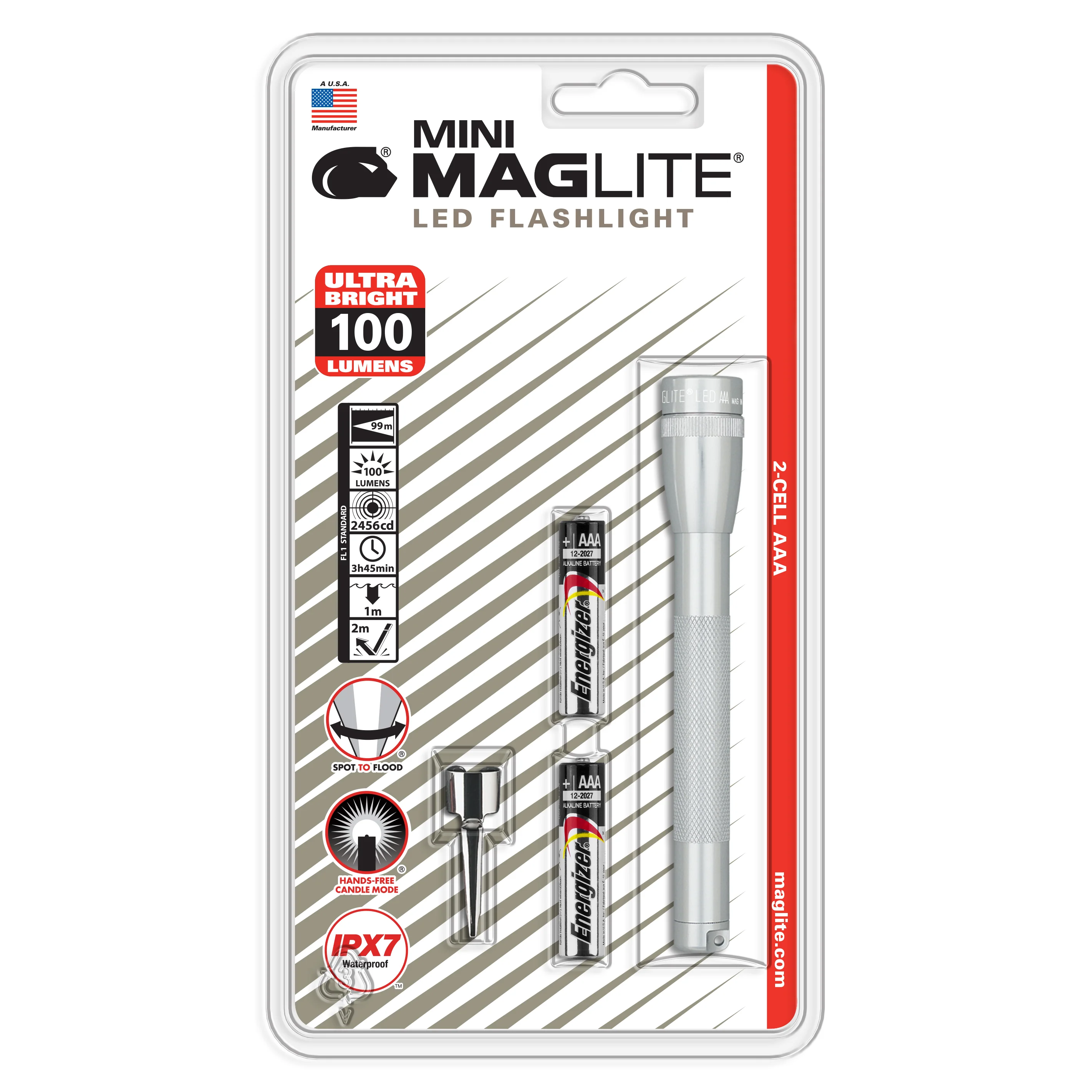 Mini Maglite LED 2AAA Flashlight - Blister Pack - Image 3