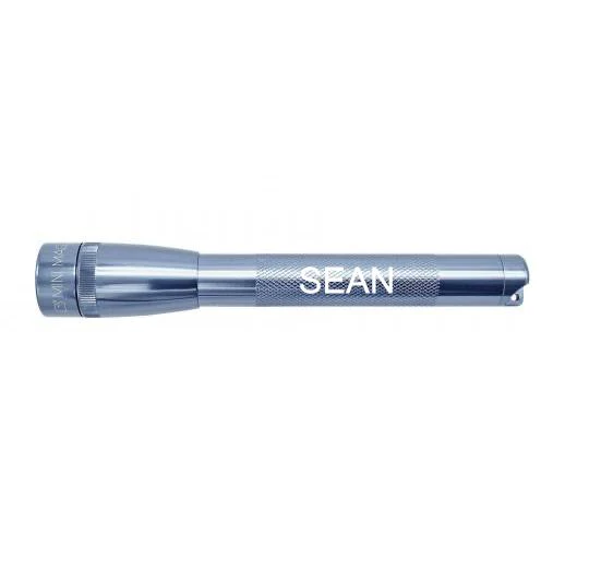 Mini Maglite Pro LED Flashlight - Gray - Custom Engraving