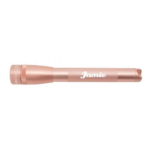 Mini Maglite Pro LED Flashlight - Rose Gold - Custom Engraving
