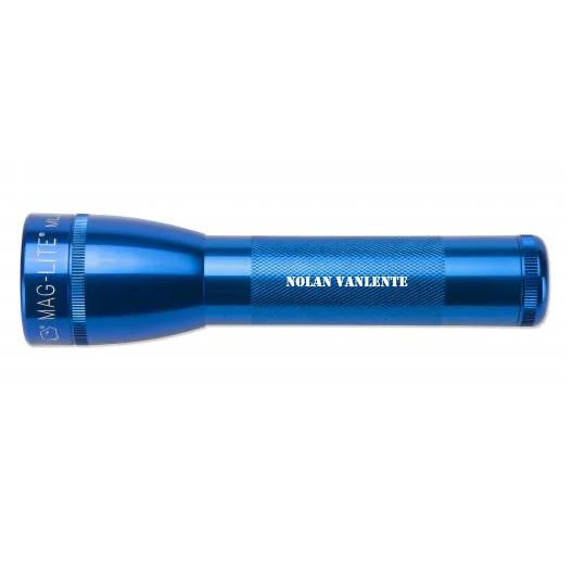 ML25LT LED 2-Cell C Flashlight - Blue - Custom Engraving