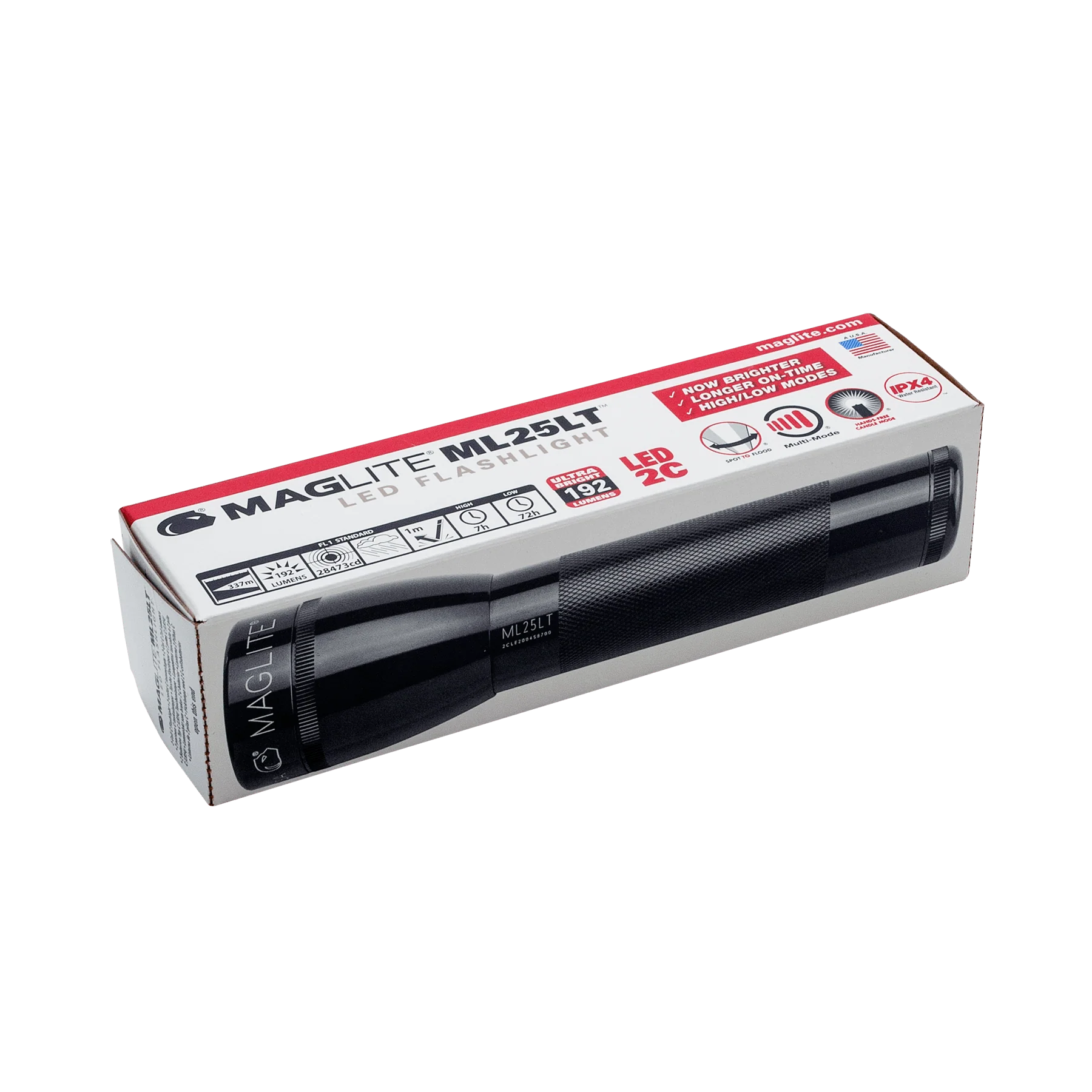 ML25LT LED - You Light Up My Life - 2-Cell C Flashlight Red - Image 5