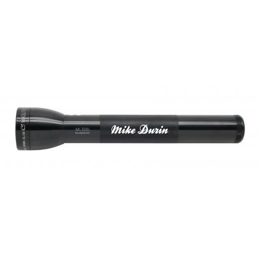 ML300L LED 3-Cell D Flashlight - Black - Custom Engraving