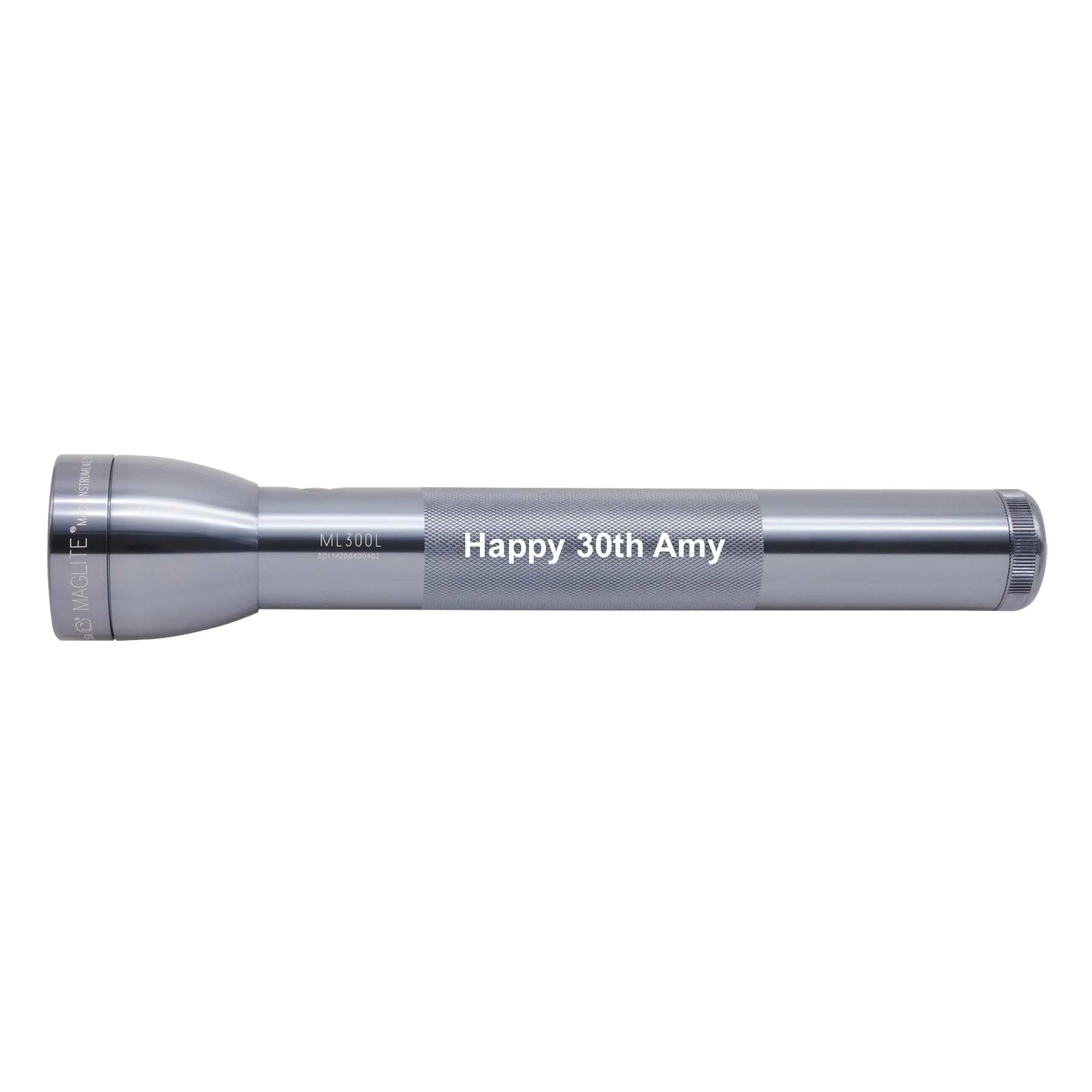 ML300L LED 3-Cell D Flashlight - Gray - Custom Engraving - Image 3