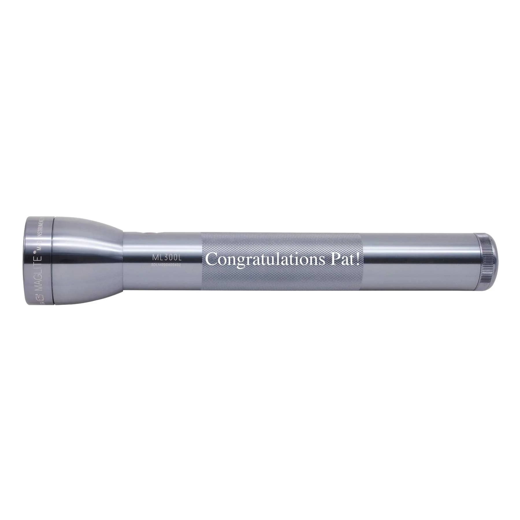ML300L LED 3-Cell D Flashlight - Gray - Custom Engraving - Image 4